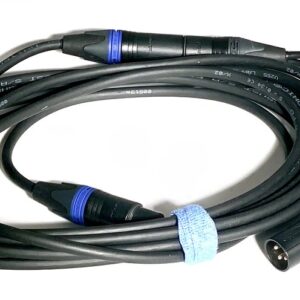 XLR kabel 4p, 10m, BB&S