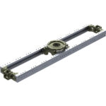 GF-Slider 4' /120cm, w/ Legs/stand mount, GFM, travel 87cm