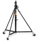 Super Wind Up, hjul, SORT ALU Manfrotto 387 [1,75-3,86m][60kg]
