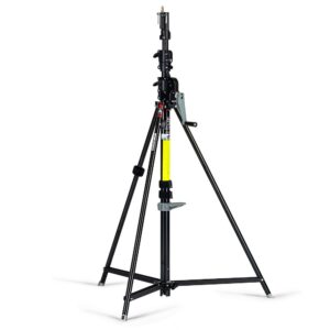 Wind Up, dobbelt, SORT manfrotto 087 [167-370cm][30kg]