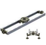 GF-Slider 4' /120cm, w/ Legs/stand mount, GFM, travel 87cm