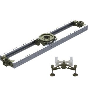 GF-Slider 4' /120cm, w/ Legs/stand mount, GFM, travel 87cm