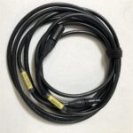 Batterikabel Freestyle 24V, 5m, 4 > 3p XLR (GUL)
