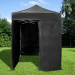 Operatør telt, 2x2m, Sort, Flextent