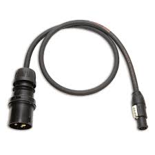 Overgang 1x16A CEE > PowerCon TRUE1, 05m, 3x2,5kvdr