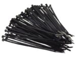 Strips, Ø4,6 x 199mm SORT, 100stk