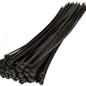 Strips, Ø4,6 x 371mm SORT, 100stk