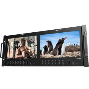 Monitor 2x 9", RKM-290A, Dual rack,TV-Logic